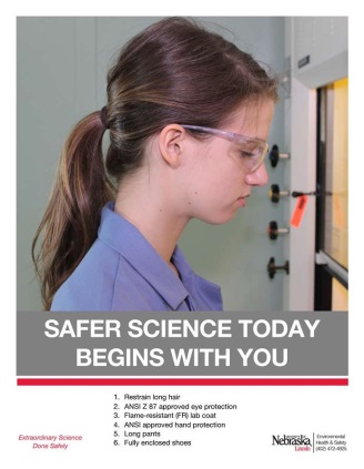 lab safety pictures hair