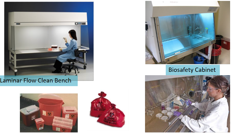 Images of hazard containment examples