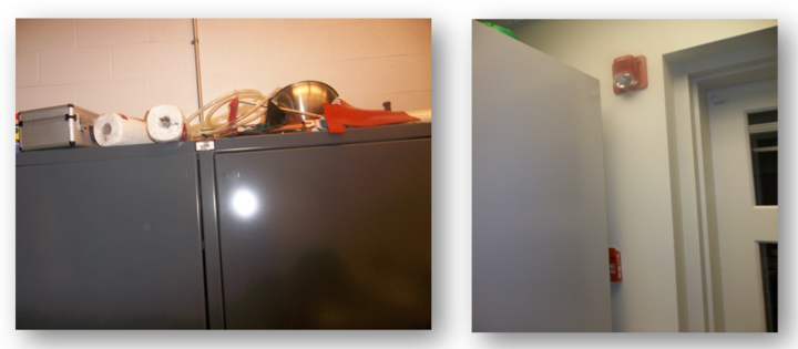 Fire alarm pull stations fire strobes
