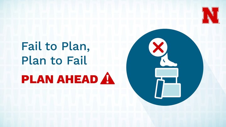 PLAN AHEAD GRAPHIC FAIL TO PLAN PLAN TO FAIL