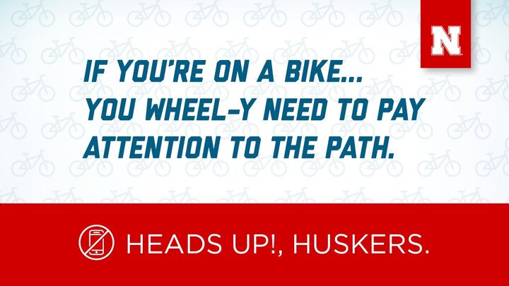 HEADS UP GRAPHIC IF YOU'RE ON A BIKE... YOU WHEEL-Y NEED TO PAY ATTENTION TO THE PATH