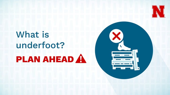 PLAN AHEAD GRAPHIC WHAT IS UNDERFOOT